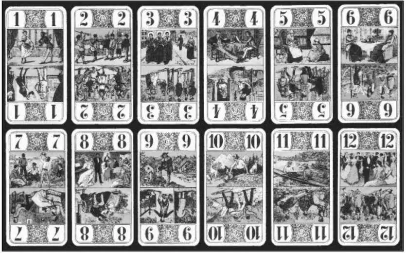Игральное Таро Полная колода карт состоит из 22 Больших Арканов изображения - фото 136
