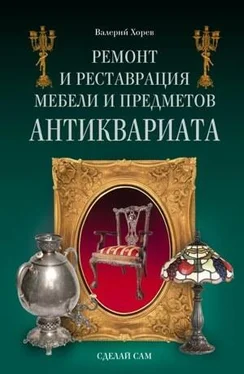 Валерий Хорев Ремонт и реставрация мебели и предметов антиквариата обложка книги