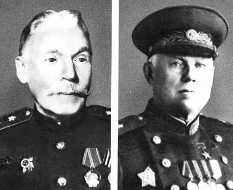 слева Создатель первого отечественного автомата генералмайор В Г Федоров - фото 10