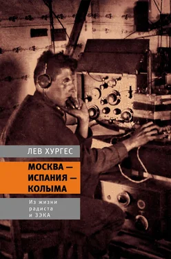 Лев Хургес Москва – Испания – Колыма. Из жизни радиста и зэка обложка книги