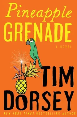 Tim Dorsey Pineapple grenade обложка книги