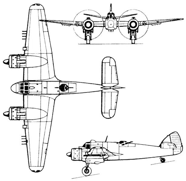 Торпедоносец Bristol 156 Beaufighter TFX Моторы 2 x Бристоль Геркулес - фото 41