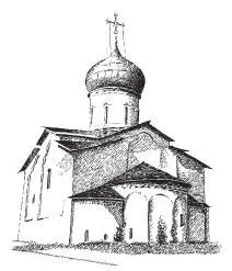 Одноглавый храм Петра и Павла на Бую XIVXVI вв Псков Храмы в форме - фото 13