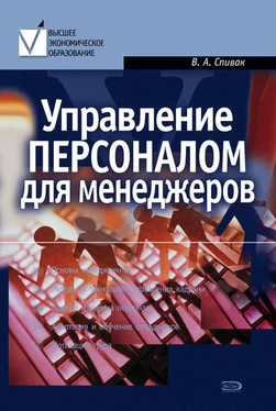 Владимир Спивак Управление персоналом для менеджеров: учебное пособие обложка книги