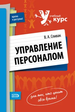 Владимир Спивак Управление персоналом: учебное пособие обложка книги