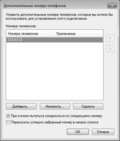 Рис 219Режим настройки дополнительных телефонных номеров В данном окне с - фото 25