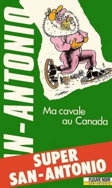 Frédéric Dard Ma cavale au Canada обложка книги