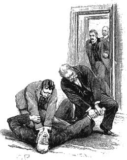 Behind over the prostrate figure of Sherlock Holmes Арестуйте этих людей - фото 48