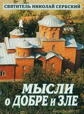 Святитель Николай Сербский МЫСЛИ О ДОБРЕ И ЗЛЕ обложка книги