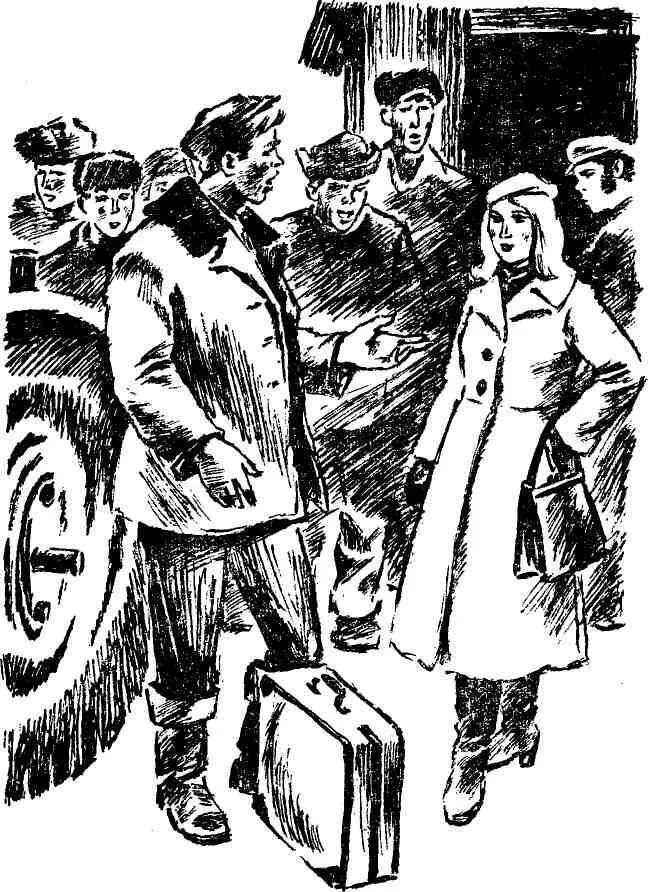 И вот она появилась В светлом плаще в легких сапожках с карамелькой за - фото 27