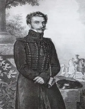 Литография Е Гейтмана 1820е гг Граф Михаил Семенович Воронцов - фото 11
