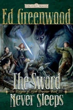 Ed Greenwood The Sword Never Sleeps обложка книги