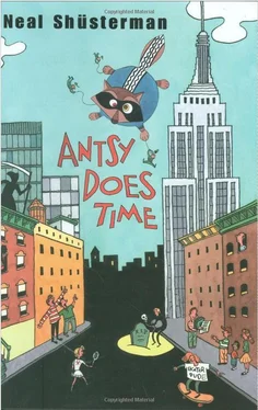 Нил Шустерман Antsy Does Time обложка книги