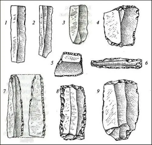 Рис 8 Обсидиановые J и кремневые 2 49 микролиты куль туры криш из - фото 9