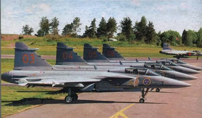 JAS 39 Gripen Ми ГAT МиГ31 МиГ29 - фото 78