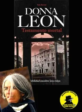 Donna Leon Testamento mortal обложка книги