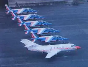 Пилотажная группа французских ВВС Patrouille de France на самолетах - фото 115