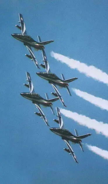 Пилотажная группа итальянских ВВС Frecce Tricolori на самолетах MB339 Фото - фото 116