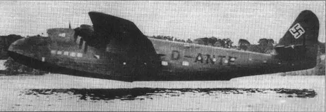 BV222 VI взлетает с Эльбы BV222 V3 BV 222 V4 Под управлением Хельмута - фото 98