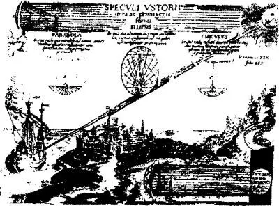 Рис 3 Гравюра Атанасиуса Кирхера 1646 г с изображением параболических - фото 5