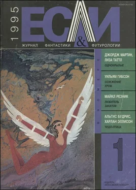 Уильям Гибсон «Если», 1995 № 01 обложка книги