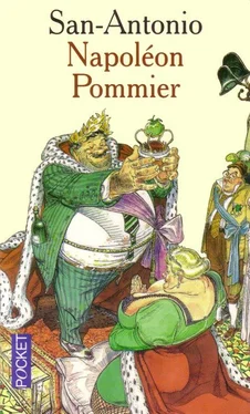 Frédéric Dard Napoleon Pommier обложка книги