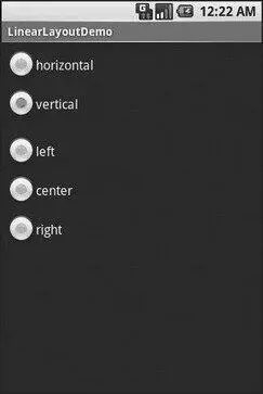 Figure 73 The same application with the Vertical radio button selected If - фото 14