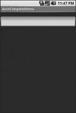 Figure 86 The AutoCompleteDemo sample application as initially launched - фото 25