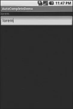 Figure 88 The same application after the autocomplete value was selected - фото 27