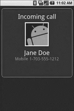 Figure 3714 Simulated incoming call To simulate an incoming text message - фото 107