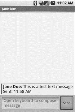 Figure 3716 Simulated text message in Messaging application Put it On My - фото 109
