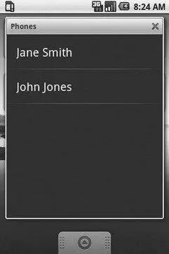 Figure A3 A Live Folder in Android 15 Tapping an individual contact of - фото 112