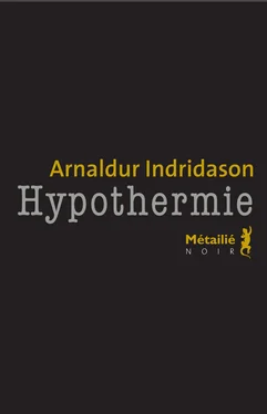 Indridason, Arnaldur Hypothermie обложка книги