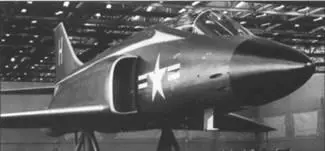 Полноразмерный макет самолета Model 98В Опытный истребитель XF8U3 Crusader - фото 14