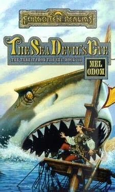 Mel Odom The sea devil's eye обложка книги