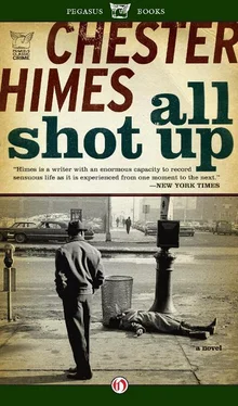 Chester Himes All shot up обложка книги