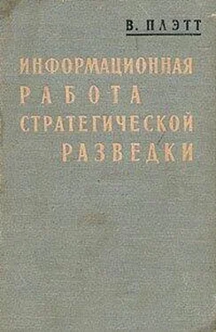 Вашингтон Плэтт Информационная работа стратегической разведки. Основные принципы обложка книги