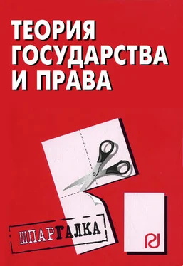 Коллектив авторов Теория государства и права: Шпаргалка обложка книги