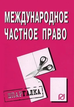 Коллектив авторов Международное частное право: Шпаргалка обложка книги