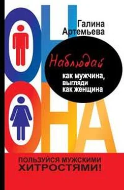 Галина Артемьева Наблюдай как мужчина, выгляди как женщина обложка книги