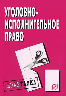 Коллектив авторов Уголовно-исполнительное право: Шпаргалка обложка книги