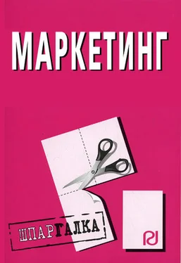 Коллектив авторов Маркетинг: Шпаргалка обложка книги