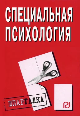 Коллектив авторов Специальная психология: Шпаргалка обложка книги