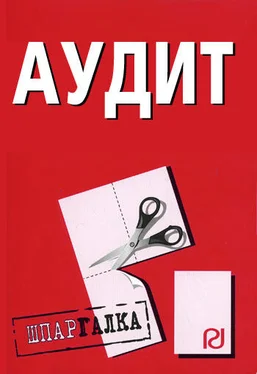 Коллектив авторов Аудит: Шпаргалка обложка книги