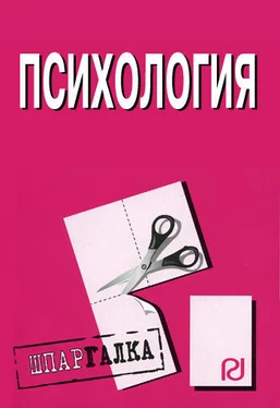 Коллектив авторов Психология: Шпаргалка обложка книги