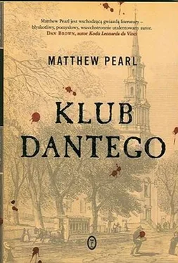 Matthew Pearl Klub Dantego обложка книги