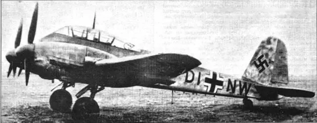 Me 410V1 первый самолет этой модификации созданный на базе Me 210A0U - фото 99