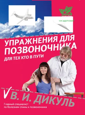 Валентин Дикуль Упражнения для позвоночника: для тех, кто в пути обложка книги