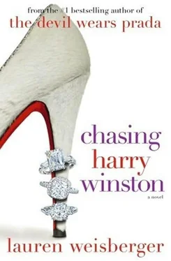 Lauren Weisberger Chasing Harry Winston обложка книги