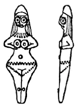 Глиняная фигурка хананейской богини плодородия Астарты или Астхарт Известна - фото 23